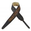 Liszko Embroidery 08-005 guitar strap natural leather