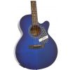 Jasmine S34C-8T Nex AC CA blue trans acoustic guitar