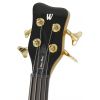 StarBass 4 Gold Metallic CHR bass guitar, fretless