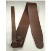 Akmuz PES-8 leather guitar strap, dark brown