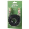 Adam Hall 3 Star Series - Audio Cable 2 x RCA male to 2 x RCA male 3 m