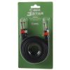 Adam Hall 3 Star Series - Audio Cable 2 x 6.3 mm Jack mono to 2 x 6.3 mm Jack mono 3 m