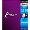Elixir 11075 Polyweb Light-Medium Acoustic Guitar Strings (12-56)
