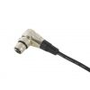 Accu Cable 3 pin DMX cable,  110 Ohm, 1,5m, angled connectors