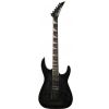 Jackson JS32TQ Dinky transparent black electric guitar