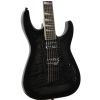 Jackson JS32TQ Dinky transparent black electric guitar