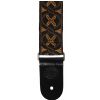 Gaucho GST-180-OR guitar strap, orange-black