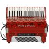 Paolo Soprani Studio 96 37/3/7 96/5/4 accordion (red, black bellows)