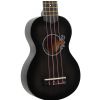 GypsyRose GRU 1K CBK ukulele pack, black