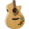 Luna Natural Rose acoustic guitar with preamp