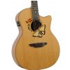 Luna Oracle Butterfly Natural electric/acoustic guitar