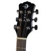 Luna Gypsy Quilt Ash TBL acoustic guitar
