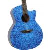 Luna Gypsy Quilt Ash TBL acoustic guitar