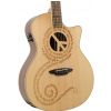 Luna Oracle Peace Natural electric/acousic guitar