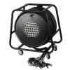 Adam Hall K40C50D Stagebox on Cable Drum 32/8 50 Meter