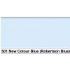Lee 501 New Colour Blue (Robertson Blue) colour filter, 50x60cm