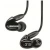 Shure SE315 K earphones, black