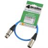 4Audio MIC2022 PRO Blue 0,5m microphone cable XLR-F XLR-M Neutrik