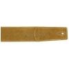Akmuz PES-20 leather guitar strap, grey