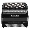 Serenellini 454 CR 45(82)/4/11 120/5(F/N-2)/5 Piccolo button accordion with converter (black)