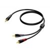 Procab CLA711/1.5 mini jack - 2x RCA cable, 1.5m