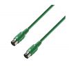 Adam Hall 3 Star Series - MIDI Cable 0.75 m (green)