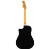 Fender Sonoran SCE Black V2 Electro Acoustic Guitar w/ Cutaway