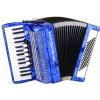 Weltmeister Juwel 30/72/III/5 accordion (small keys), blue